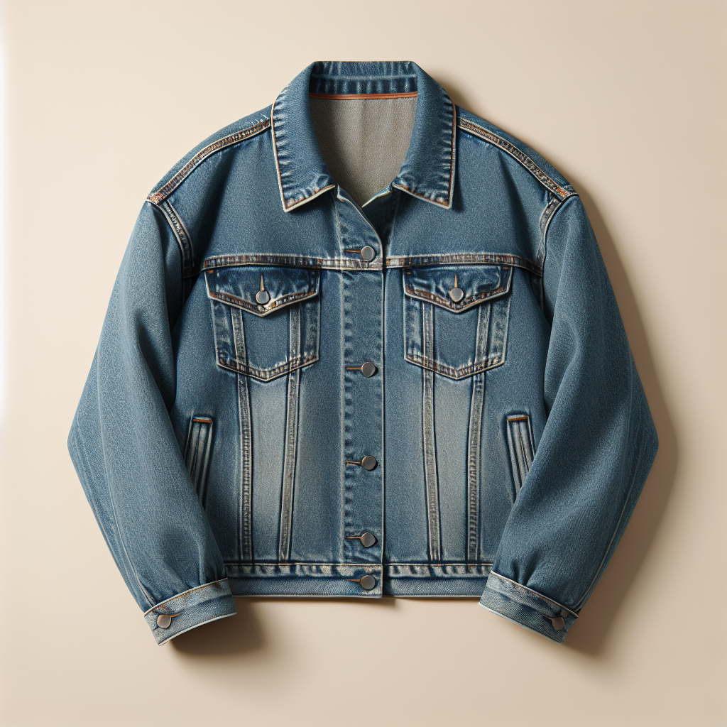 레트로 데님 재킷